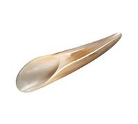 EXAOMBLE Natural Buffalo Horn Guasha Tool for Face and Muscle Deep Tissue Massage with Release and Discomfort Relief, 19-22cm Wooden Scraper for Body Relaxation
