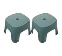 EXAOMBLE Nonslip Plastic Foot Stool 2Pcs Bathroom Step for Boys and Toilet Training and Shower Use
