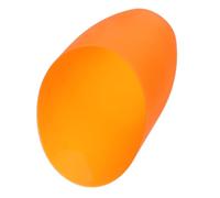 EXAOMBLE Oblique Plastic Horseshoe Lampshade for Decorative Table and Floor Lights Simple Mounting for Home Use