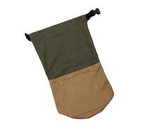 EXAOMBLE Oil Lamp Storage Bag Lightweight Canvas Kerosene Lamp Bag Fixing Buckle Retro Design for Outdoor Camping and Against Scratches