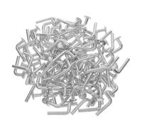 EXAOMBLE Pallet Rack Safety Bolt L-Shaped Pin 50Pcs Galvanized Iron M5 5Mm Diameter for Warehouse Racking and Industrial Storage Shelving