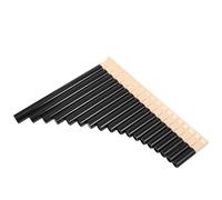 EXAOMBLE Pan Flute Wind Instrument Teaching Instrument 16 Pipes Abs Material Versatile Applications Professional Performance for School Music Program and Practice