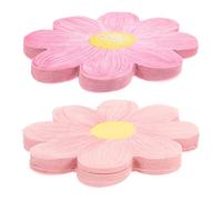 EXAOMBLE Paper Napkins with Simple Cleanup and Versatile Use Daisy Shape 20pcs Charming Floral Design Party Tissue Paper for Fun and Elegance for Birthday Party and Picnics