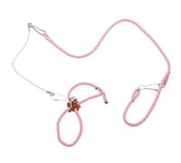 EXAOMBLE Pet Leash for Guinea Pig Harness Squirrel Traction Rope Hamster Outdoor Leash for Rabbit Run Outdoor and No Pull Harness