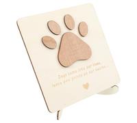 EXAOMBLE Pet Memorial Card and Lightweight Comfort for Dog Loss Sympathy Wooden with Handcrafted Design for Pet Bereavement Remembrance Gifts for Women