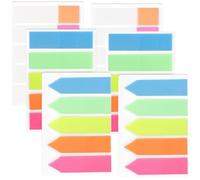 EXAOMBLE Pet Note Reading Strips Sticky Index Tabs 6 Books of Assorted Colour Portable Page Markers Easy to Use and Carry Practical Gift for Schools