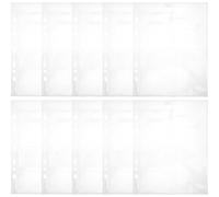 EXAOMBLE Photo Sleeves 30 Sheets for A5 Binder Refill Pages 4X6 Inch Plastic Sleeves Pre-Punched Holes Suitable for Postcard and Photo Storage