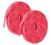 EXAOMBLE Pink Polyester Roller Skate Shoelaces 108 Inch Pair, Easy to Lace and Stay Tied, Sturdy Waxed Outdoor Straps for Shoes and Boots, for Skating Lovers