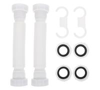 EXAOMBLE Plastic Adapter Installation Basin and Compact for Hook Installations Flexible Drain Extension Pipe with P-Trap Bendable and Easy Sink Kitchen
