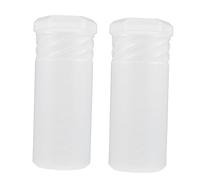 EXAOMBLE Plastic Travel Shaving Brush Holder Case 2pcs with Lid for Men Fits Most Shaving Brushes Waterproof Portable Storage for Travel Random Style