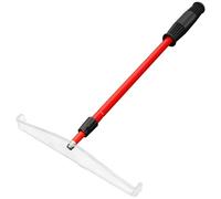 EXAOMBLE Poker Chip Rake with Stainless Steel Rod Telescopic Handle for Texas Hold'em Game Chip Collection Tool Compact and Smooth Grip for Poker Sets