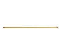 EXAOMBLE Polished Brass Nipple Pipe Hollow Threaded Rod for Lamp Fixture DIY Lighting Projects Enhanced Threading Easy Cable Routing Versatile Home Decor