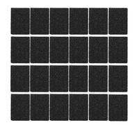 EXAOMBLE Portable Nail Buffer Blocks 50pcs Black Manicure Sponge Files for Acrylic Nails Filing at Home and Salon