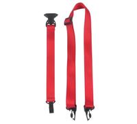 EXAOMBLE Portable Ukulele Strap in Red Polyester with Comfortable and Dirt-resistant Features for Easy Ukulele Carrying and Playing