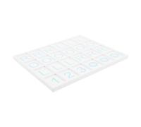 EXAOMBLE Printed Mahjong Practice Board with Slots Rlo Charleston Guide and Anti-slip Surface Training Aid for Beginners Portable Tile Organization Tool for American Mahjong Strategy Light