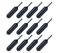 EXAOMBLE Privacy Roller Stamp Ink Refill 2ml on for, Identity Roller Stamps 12pcs Black Compact Ink Pads Concealing Sensitive Information White Envelopes