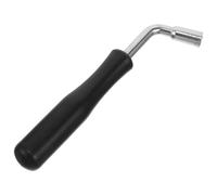 EXAOMBLE Professional Music Instrument Wrench for Dulcimer and Harp with High Reliability and Impact Resistance, Black Plastic and Zinc Alloy Piano Tool for Precise Tuning