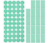 EXAOMBLE Quality Passed Stickers 1000Pcs 20Mm Round Adhesive Control Labels for Inventory Tracking and Stock Verification