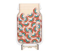 EXAOMBLE Rainbow Reward Jar with Tokens for Classroom Motivation Behavior Chart for Boys and Positive Reinforcement Tool to Encourage Learning and Habits