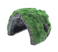 EXAOMBLE Reptile Hideout Rocks Turtle Basking Platform Gecko Enclosure Reptile Cave Decor Multi-functional Resin Craft