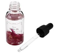 EXAOMBLE Rose Oil Petal Essential Oil Floral-Scented Skin Brightening Safe Application Glass Bottle 100% Plant Extracts Beauty Routine Facial Care Moisturizing Relaxation