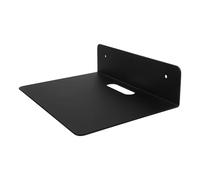 EXAOMBLE Router Rack Black Finish and Wall Mounted Projector Holder Easy Installation with Solid Load Bearing Aluminium Alloy Bracket Space Saving Wall Shelf for Office and Home Use