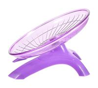 EXAOMBLE Silent Hamster Wheel Exercise for Hedgehogs Chinchillas and Guinea Pigs Mute Running Disc for Hamster Cage Supplies for Pets and Relieving Boredom