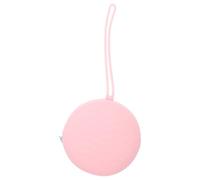 EXAOMBLE Silicone Holder and Storage Case for Period Cups, Portable Reusable Dark Pink Carrier Suitable for Women’S Daily Use