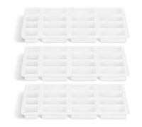 EXAOMBLE Silicone Mini Brick Making Mold Multi-Purpose and Easy to Clean 3pcs Random Color for Tiny Brick Building Accessories for Sand Table Layout and Games