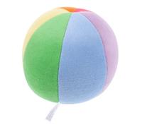 EXAOMBLE Small Dog Squeaky Ball Plush Chewable Pet for Dogs Soft Stuffed Interactive Ball Helps Reduce Boredom Stress for Pet Training and Play