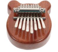 EXAOMBLE Small Thumb Piano Portable Lightweight Finger Instrument Made of Synthetic Material for Beginners and Adults for Music Practice and Travel Random Color