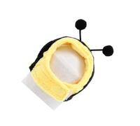 EXAOMBLE Soft Plush Cat Headdress Pet Dress up Costume Hat Size Xs Easy to Remove and Comfortable for Cats Photo Shoot or Christmas Party Accessories