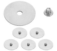 EXAOMBLE Stainless Steel Flute Fixing Washers and Screws Replacement Kit User-friendly Convenient Flute Parts for Flutist Instrument Repair and Maintenance