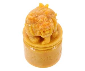 EXAOMBLE Stone Stamp Seal for Painting and Calligraphy, DIY Hand-Made Carving Material Easy-to-use Stone Material, for Artistic Seal Stamp and Gift for Friends and Family