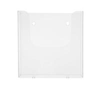 EXAOMBLE Sturdy Plastic Hanging Wall File Organizer for Office Use with Classification and Hole Shape Design, Modern and Simple Style Magazine Holder and Brochures Stand for Efficient