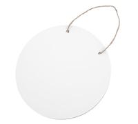 EXAOMBLE Sublimation Door Hanger Blank Heat Transfer Plaques 9.82x9.82x0.18in Circular Mdf Density Board with Jute Rope Lightweight Versatile Placement Creative Rustic Style for Daycare