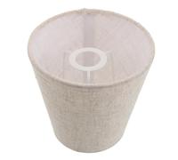 EXAOMBLE Tapered Small Beige Lampshade Made of Fabric for Floor Lamp and Wall Sconce, Decorative Cloth Lamp Shade for Table and Bedroom Lights, 5.11X4.91X3.93In