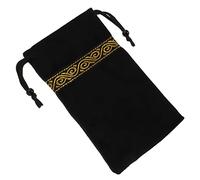 EXAOMBLE Tarot Card Storage Bag Velvet Drawstring Tarot Cards Container Stylish and Durable Organizer for Beginners Easy to Carry