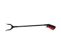 EXAOMBLE Thickened Garbage Clamp 60cm Rubbish Pick up Tool with Lightweight Coated Iron Tube Litter Picker for Outdoor Cleaning Sanitation Workers and Students