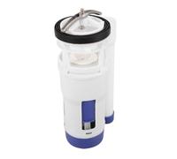 EXAOMBLE Toilet Drain Valve Replacement White Pp Material Easy to Maintain Stable Toilet Bottom Flush Valve