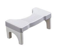 EXAOMBLE Toilet Step Stool for Bathroom Squatting Stable Footstool for Toilet Adults Folding Squatting Stool Non-Slip Design