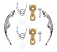 EXAOMBLE Trumpet Valve Repair Kit and Precision Design 10pcs with Metal Springs and Screws, Silver Water Key Spit Valve Accessories for Enhanced Playing Experience