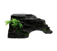 EXAOMBLE Turtle Basking Platform for Aquarium Easy to Install Colorfast Dock Climbing Steps for Tortoise Habitat Increases Exercise and Physical Fitness Reptile Decor