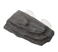 EXAOMBLE Turtle Basking Platform Resin Floating Aquarium Island with Suction Cups for Lizards and Reptile Tank Climbing and Resting