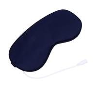 EXAOMBLE USB Heated Eye for Relaxation and Sleep Cordless Design for Home Travel Office and Spa Dark Color