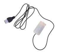EXAOMBLE USB Submersible Water Pump Mini Electric Water Pump with Dc Motor, Horizontal Type, White Puc Material, Safe for Fish, for Fountains and Hydroponic Systems, Portable and Quiet