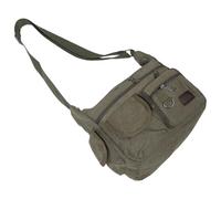 EXAOMBLE Vintage Military Canvas Messenger Bag with Large Capacity and Multiple Pockets, Stylish Crossbody Bag for Men and Women, for Back to School Decor and Daily Business Use