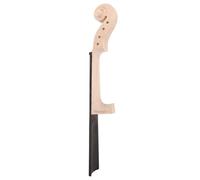 EXAOMBLE Violin Neck Head and Fingerboard 4/4 Unfinished Wooden Part Temperature and Humidity Resistance for Acoustic Violin Maintenance and DIY Repair