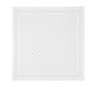 EXAOMBLE White Lace Digital Piano Dust Cover 140x140cm Modern Simple Elegant Protective Cover for Upright and Electric Pianos Convenient for Cleaning and Preservation