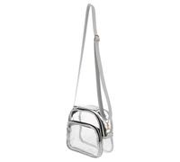 EXAOMBLE Women's Crossbody Tote Bag Made of Pvc with Adjustable Strap, Stylish and Versatile for Stadium Events and Concerts, Lightweight See-through Shoulder Purse